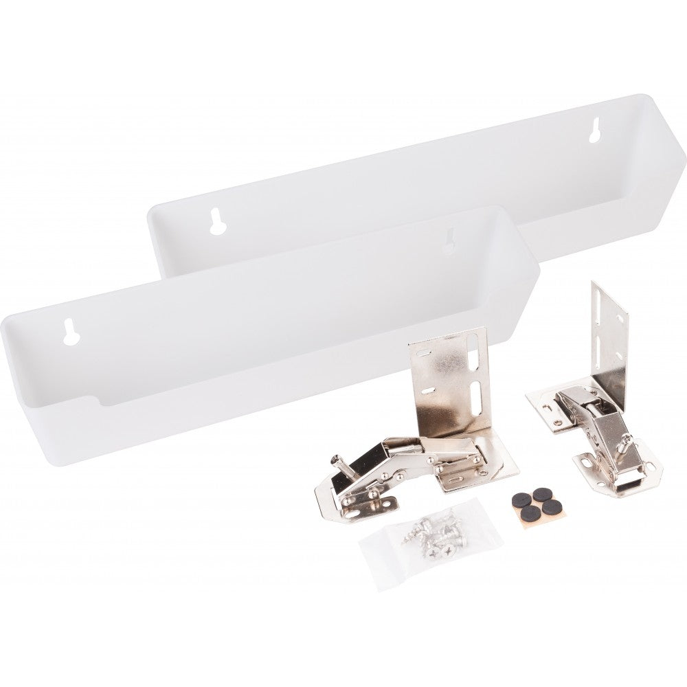 305 mm Center-to-Center Polished Chrome Elara Cabinet Pinch Pull
