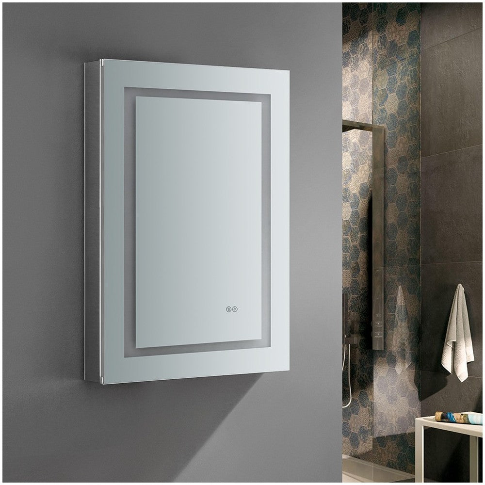 24x36 Bathroom Medicine Cabinet w/ LED Lighting & Defogger, FMC022436-L