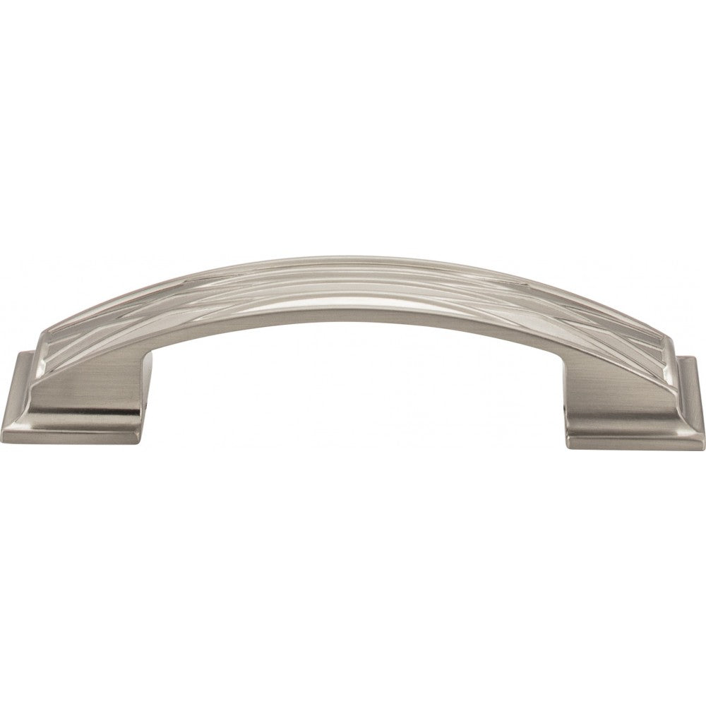 96 mm Center-to-Center Polished Nickel Carmen Cabinet Bar Pull