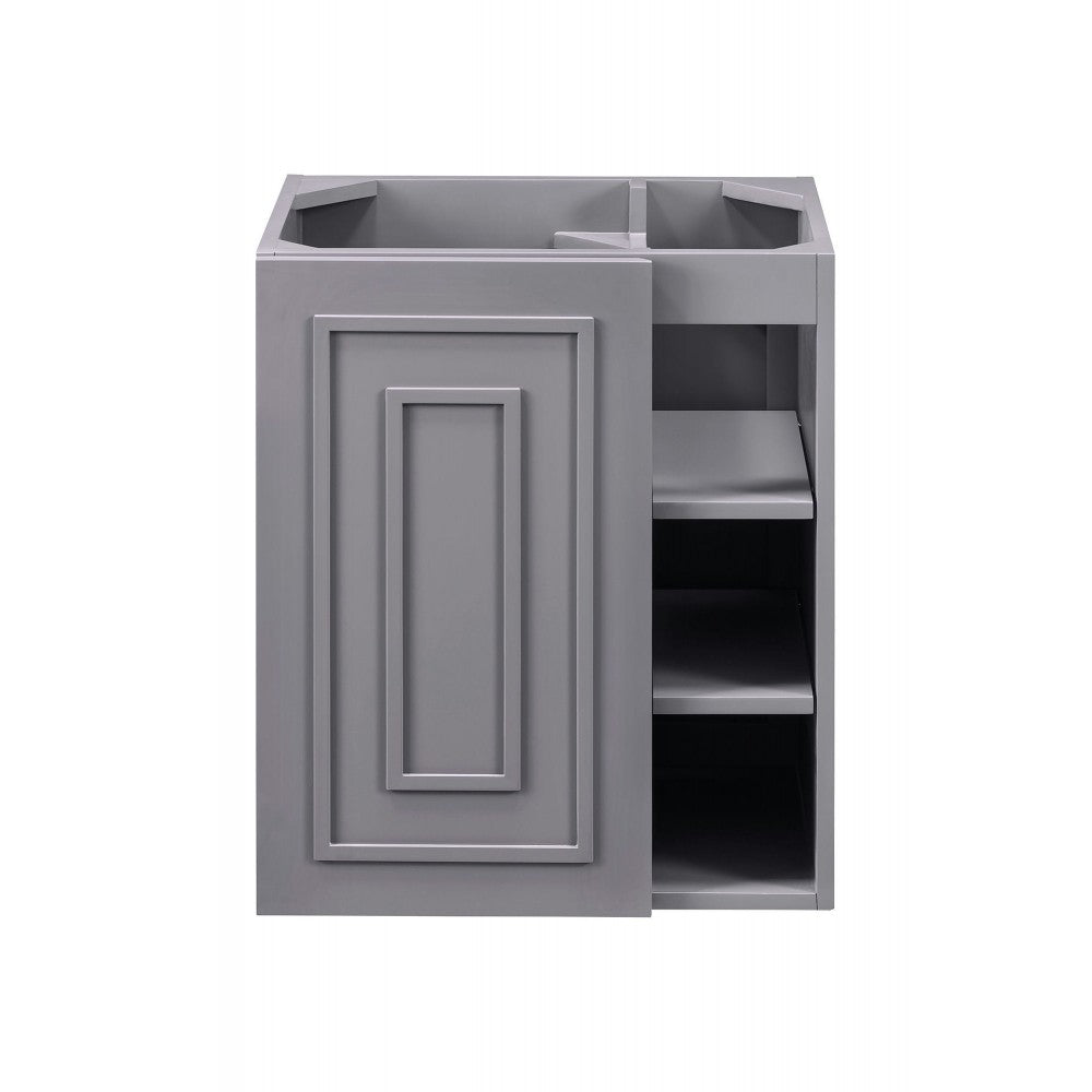 Alicante' 24" Single Vanity Cabinet, Gray Smoke