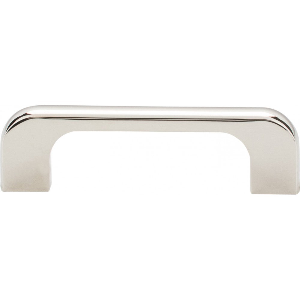 1" Overall Length Brushed Pewter Square Delmar Cabinet Knob