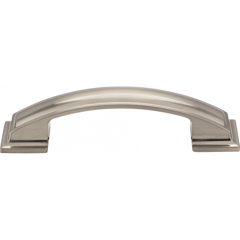 1-1/4" Overall Length Brushed Pewter Square Marlo Cabinet Knob