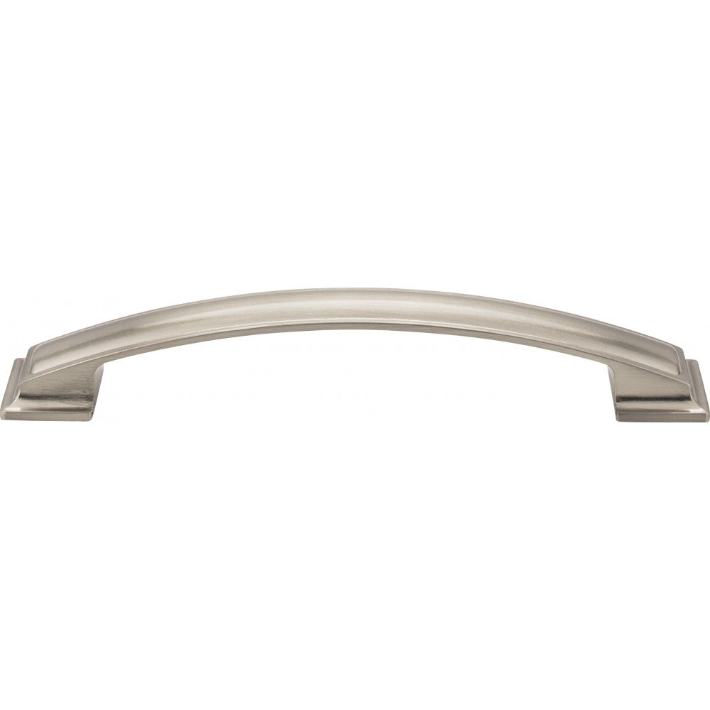 96 mm Center-to-Center Polished Chrome Asymmetrical Leyton Cabinet Pull