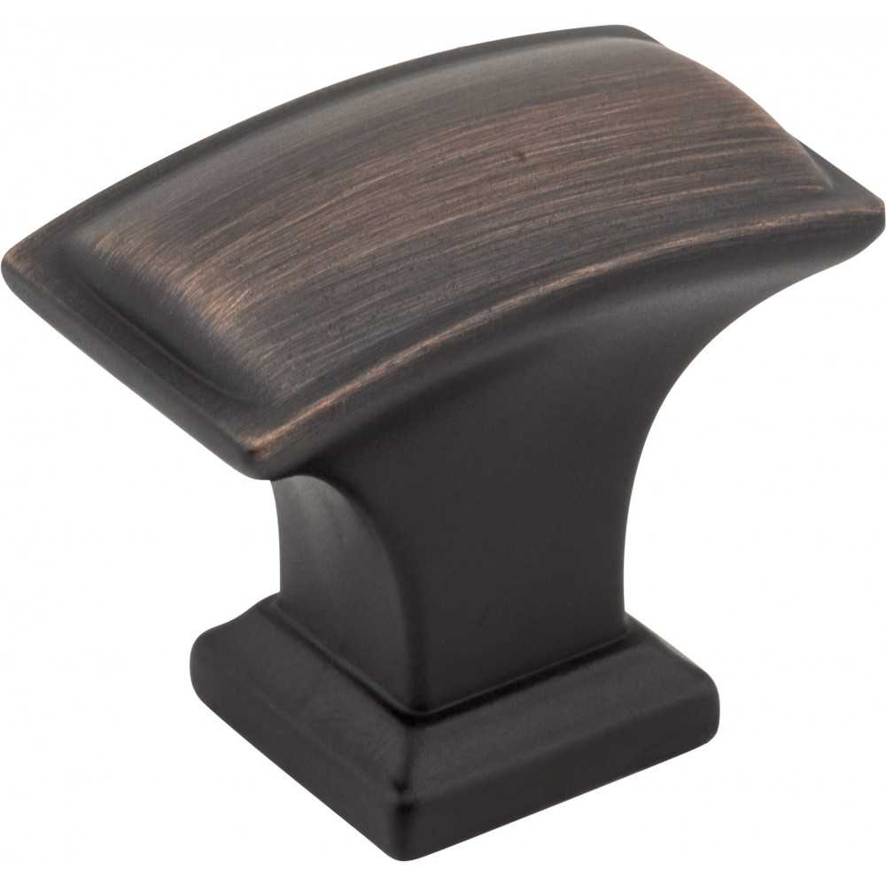 1-1/4" Diameter Distressed Oil Rubbed Bronze Stacked Bremen 2 Cabinet Knob
