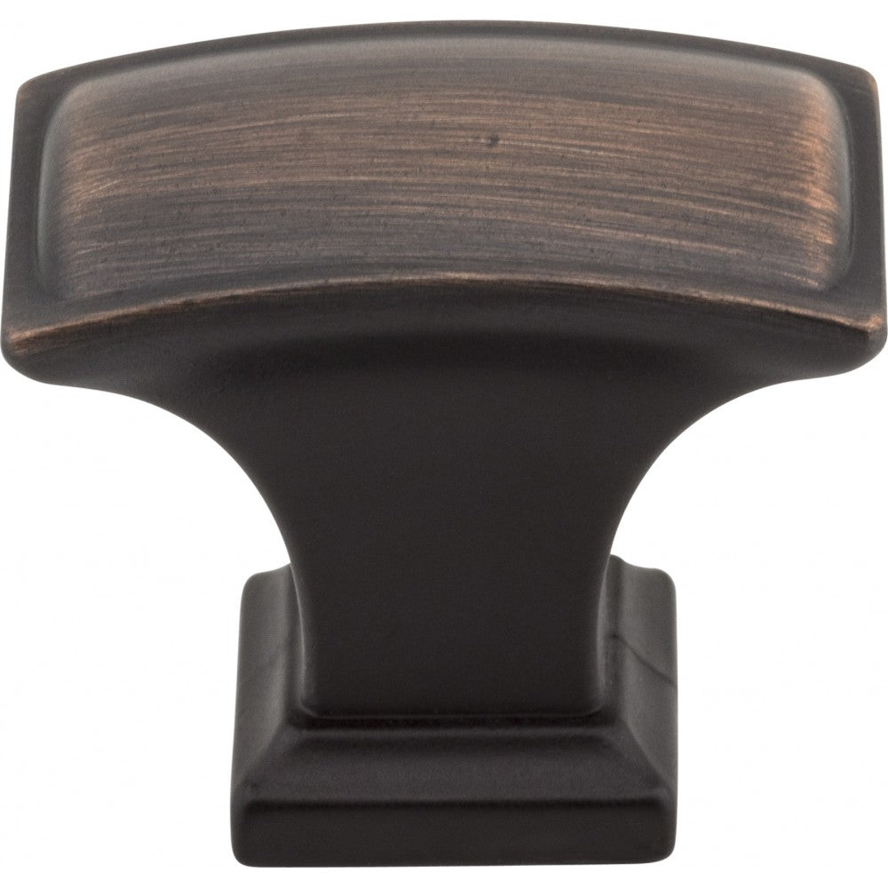 1-1/4" Diameter Distressed Oil Rubbed Bronze Stacked Bremen 2 Cabinet Knob