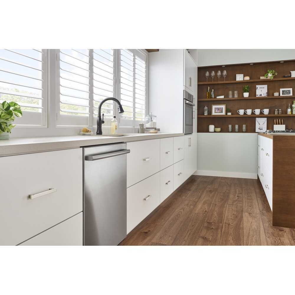 192 mm Center-to-Center Polished Chrome Square Zane Cabinet Pull
