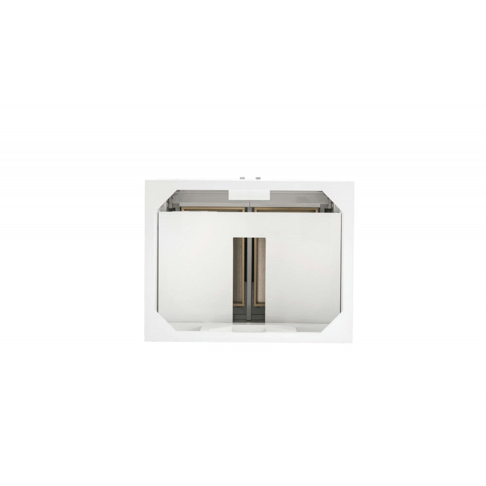 Athens 30" Single Vanity Cabinet, Glossy White