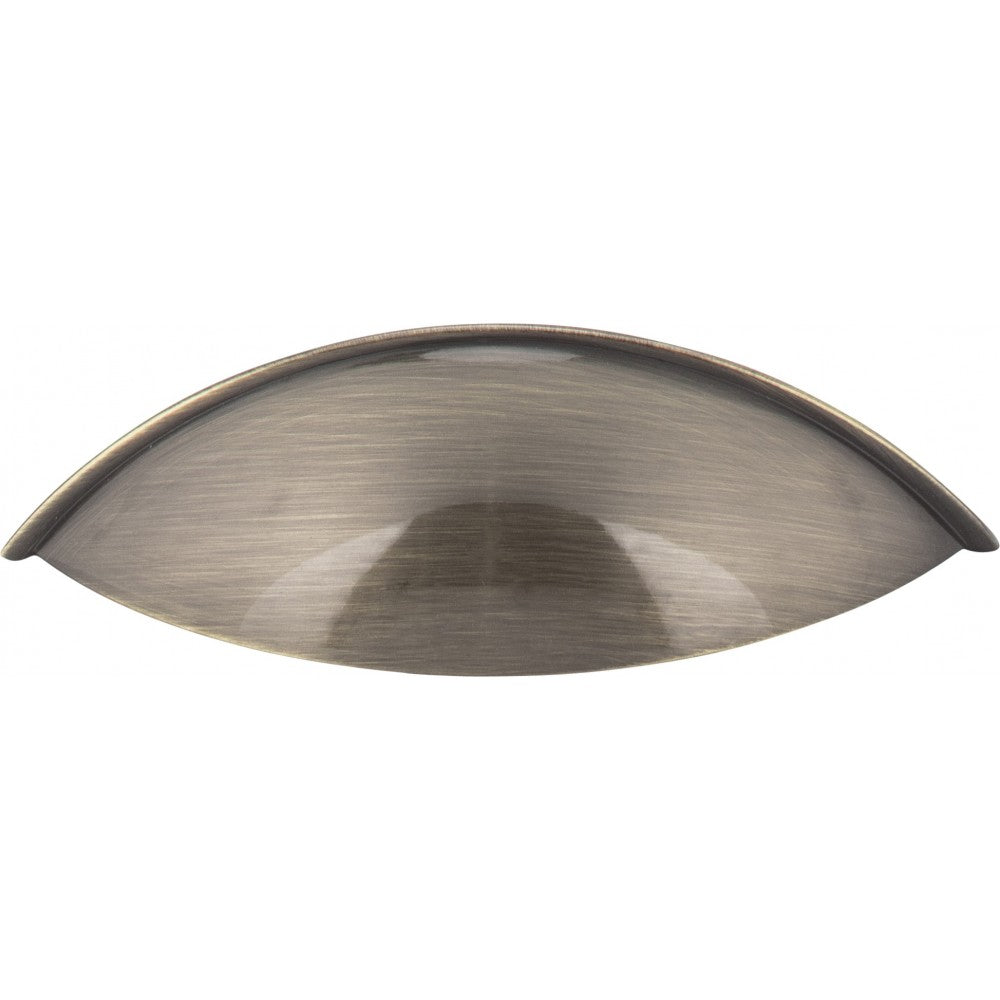 128 mm Center Polished Chrome Square-to-Center Square Renzo Cabinet Cup Pull