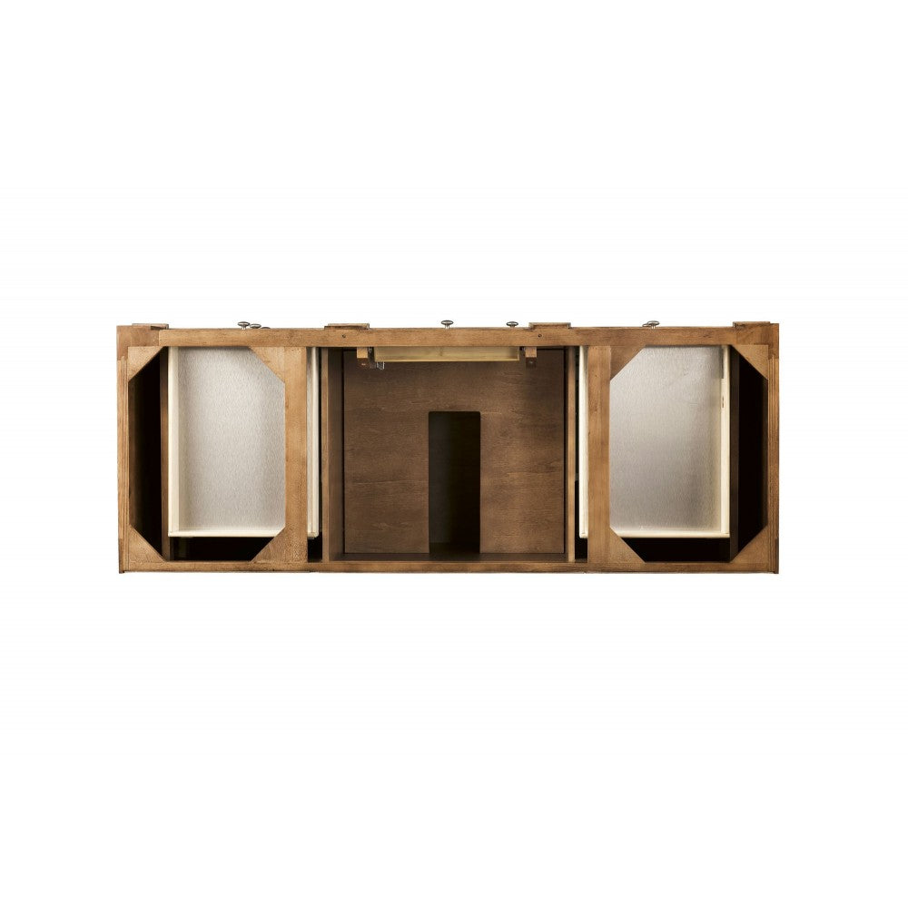 Bristol 60" Single Vanity, Saddle Brown