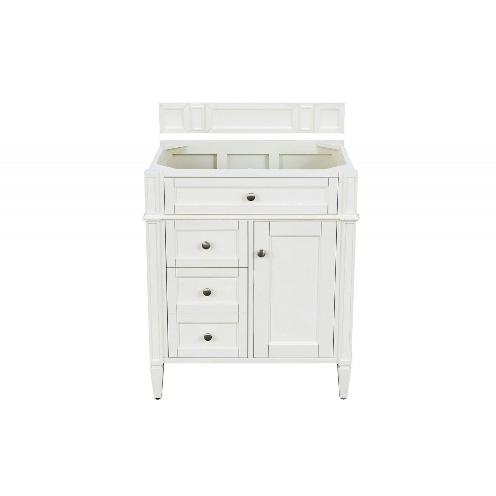 Brittany 30" Single Vanity, Bright White