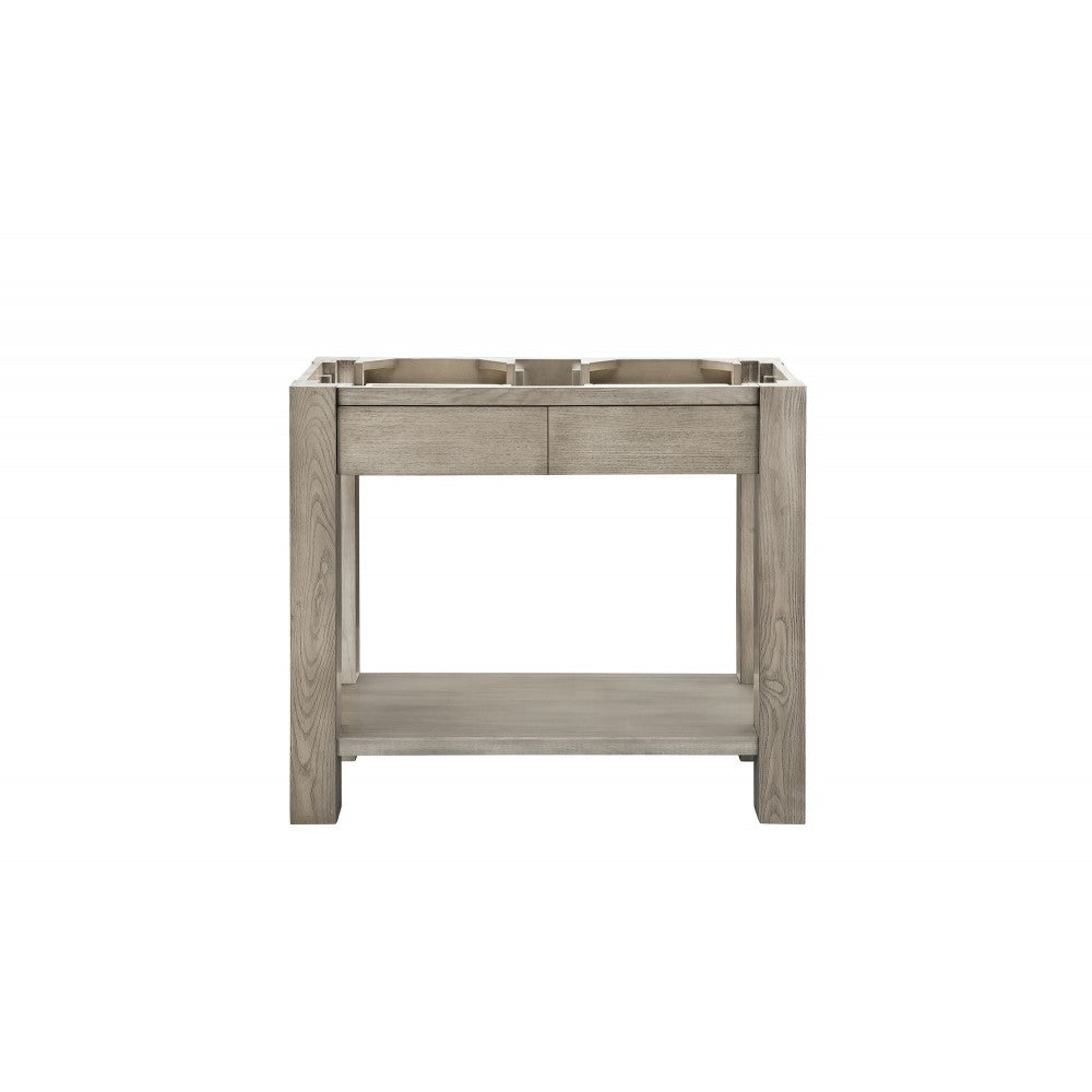 Brooklyn 39.5" Wooden Sink Console, Platinum Ash