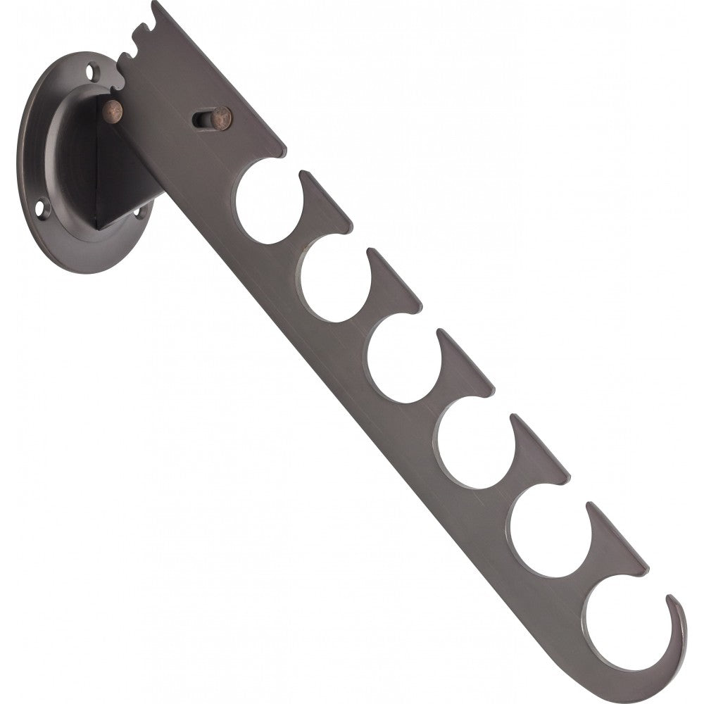 128 mm Center-to-Center Brushed Pewter Ella Cabinet Pull