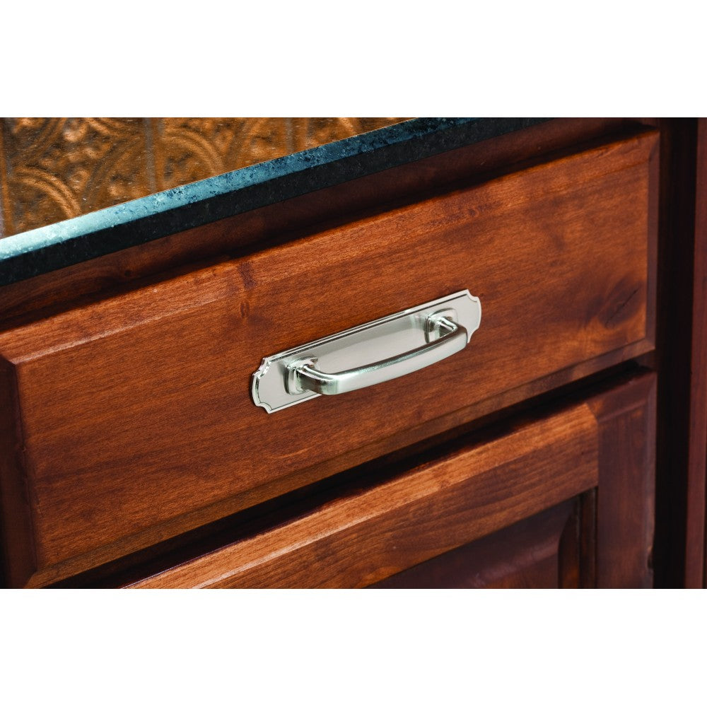 96 mm Center-to-Center Satin Nickel Durham Cabinet Pull