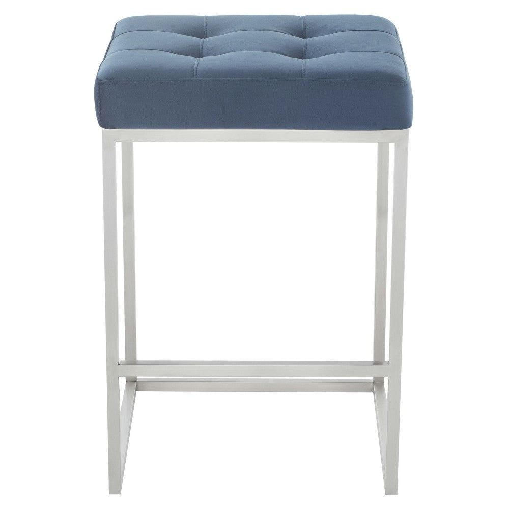 Chi Peacock Fabric Counter Stool, HGSX513
