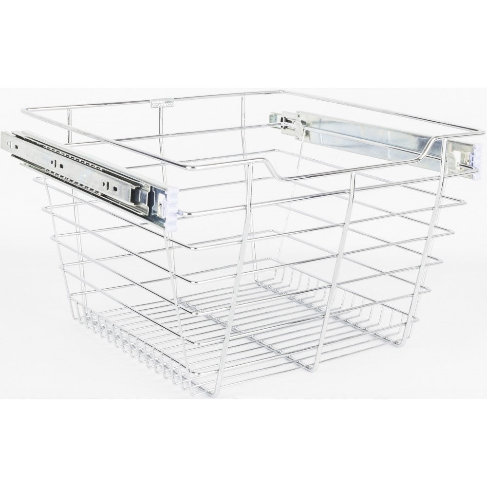 12" Center-to-Center Polished Chrome Square Marlo Appliance Handle