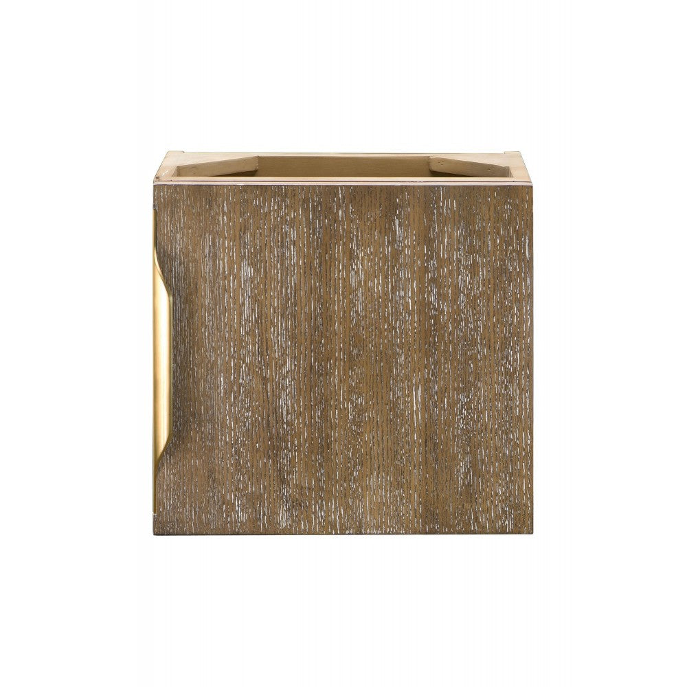 Columbia 16" Single Vanity Cabinet, Latte Oak