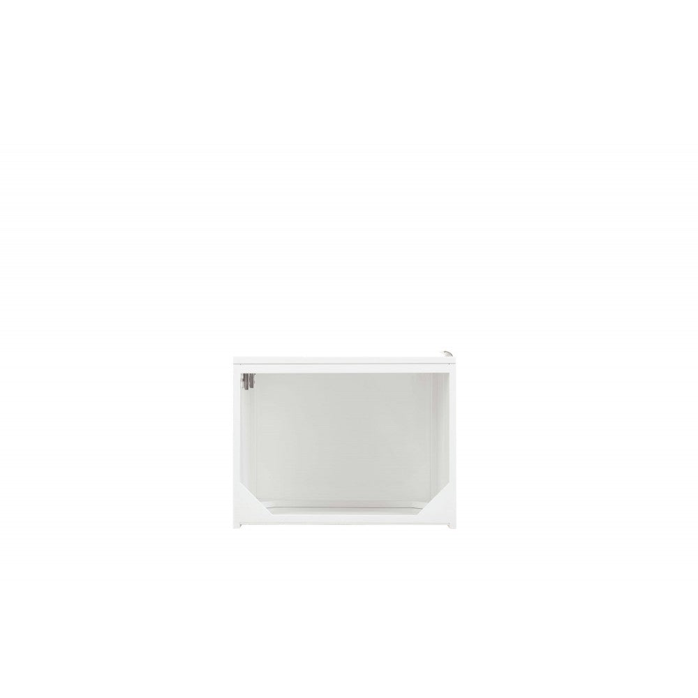 Columbia 24" Single Vanity Cabinet, Glossy White