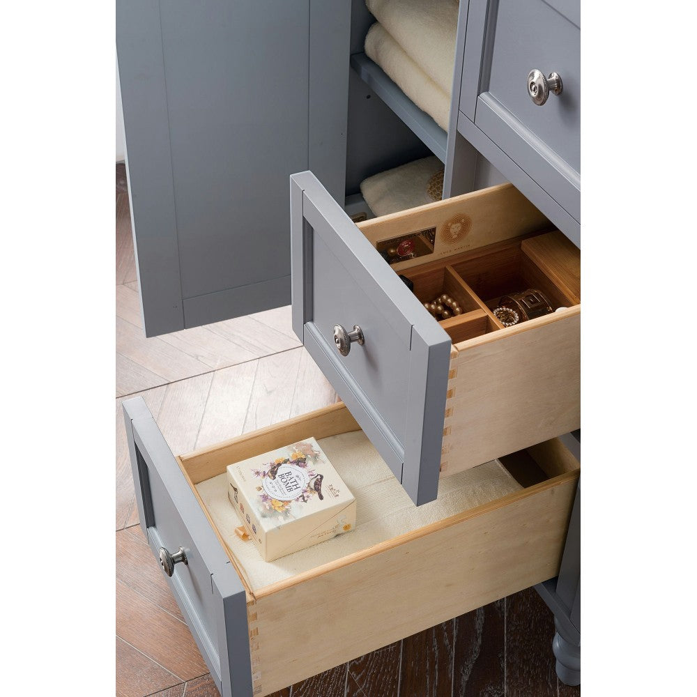 Copper Cove Encore 30" Single Vanity, Silver Gray w/ 3 CM Gray Expo Quartz Top