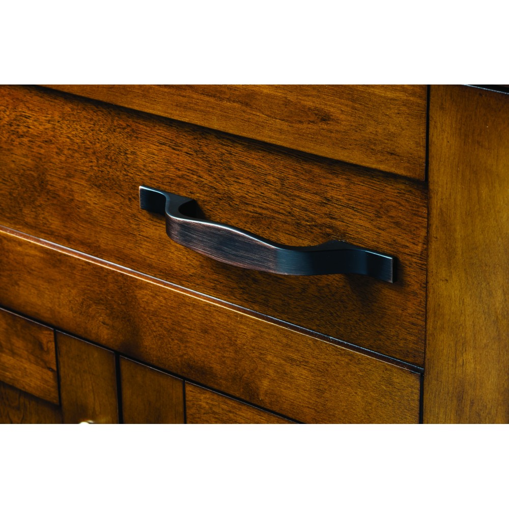 3-1/2" x 3-1/2" x 35-1/2" Four Sided Tapered Wood Post Species: Alder