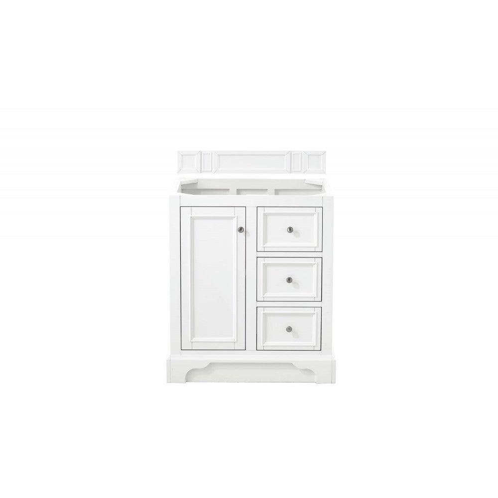 De Soto 30" Single Vanity, Bright White