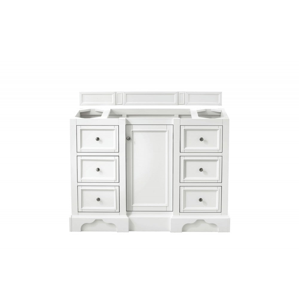 De Soto 48" Single Vanity, Bright White