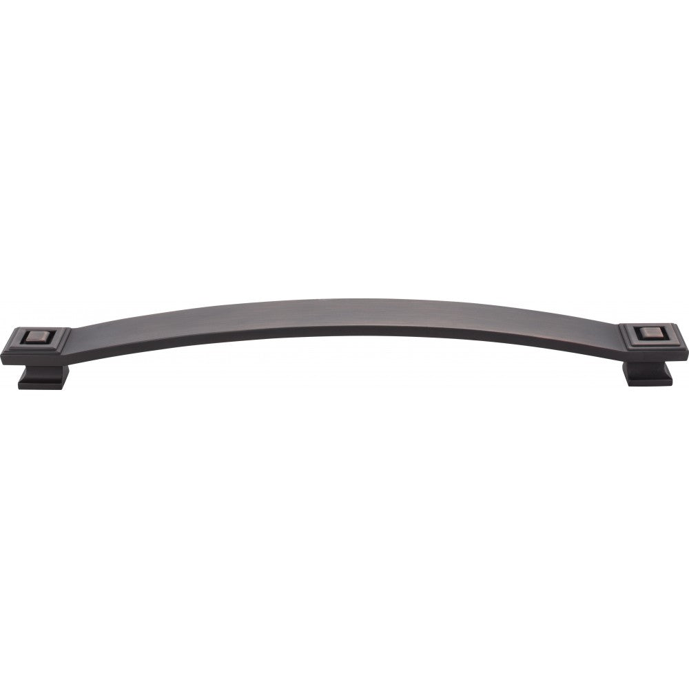 96 mm Center-to-Center Matte Black Square Annadale Cabinet Cup Pull