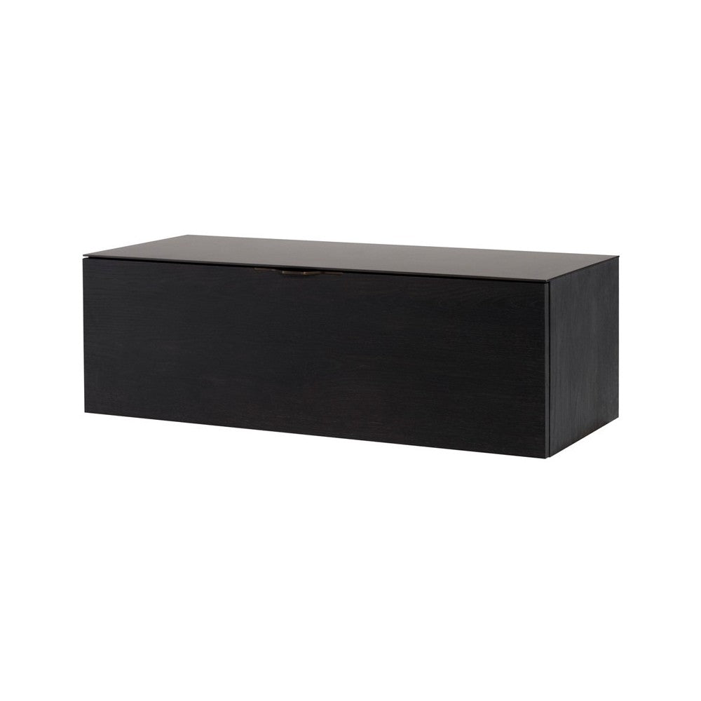 Drift Ebonized Wood Media Unit Cabinet, HGDA830