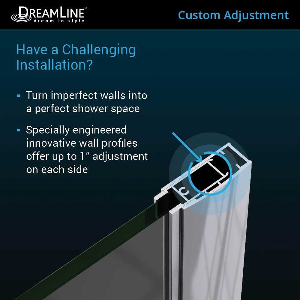 Elegance 25 1/4 - 27 1/4 in. W x 72 in. H Frameless Pivot Shower Door in Chrome