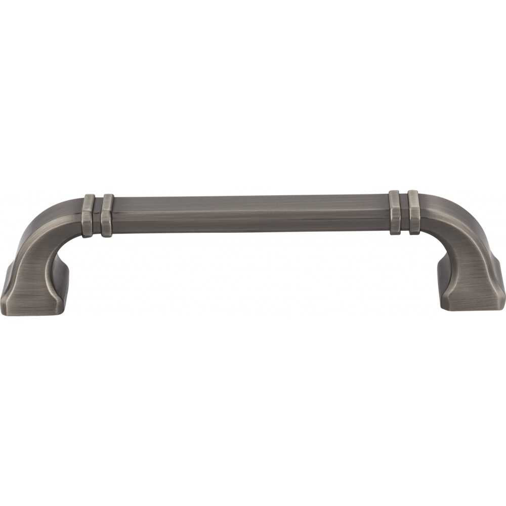 192 mm Center-to-Center Matte Black Square Zane Cabinet Pull