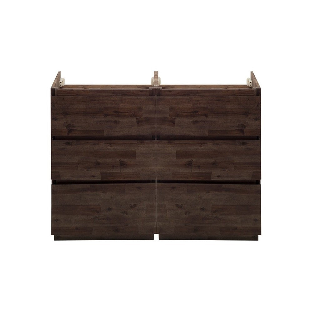 Formosa 70" Floor Standing Double Sink Modern Bathroom Cabinet, FCB31-3636ACA-FC