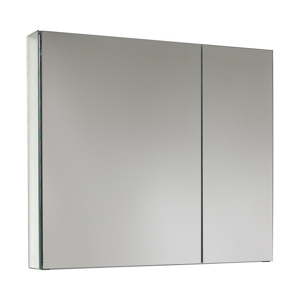 Fresca 30" Wide x 26" Tall Bathroom Medicine Cabinet w/ Mirrors