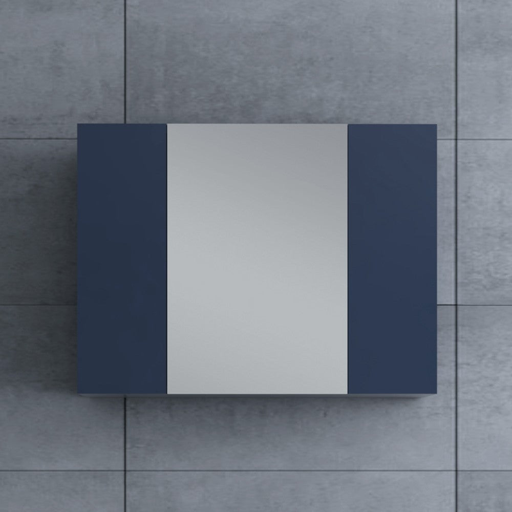 Fresca 32" Royal Blue Medicine Cabinet w/ 3 Doors