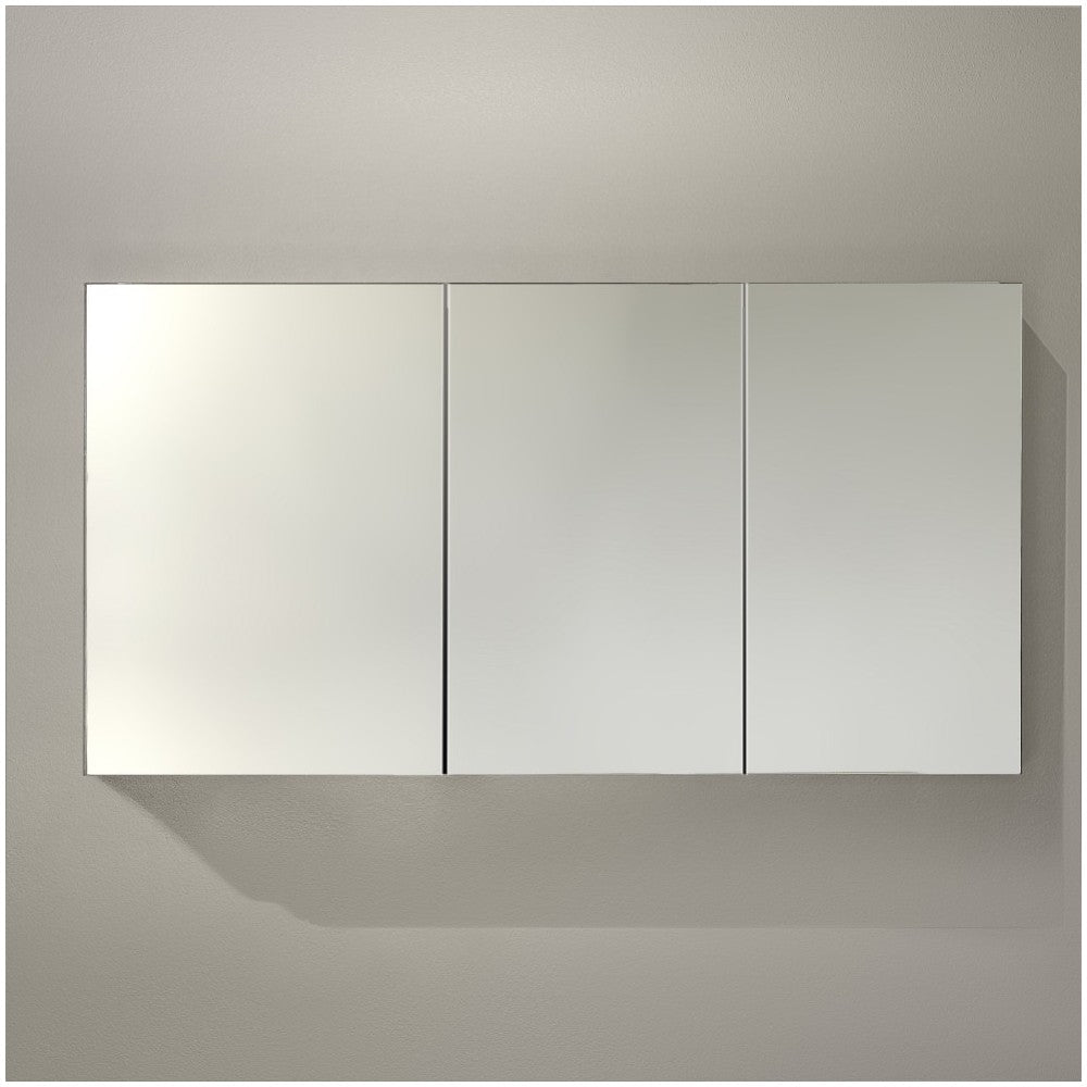 Fresca 60" Wide x 26" Tall Bathroom Medicine Cabinet w/ Mirrors