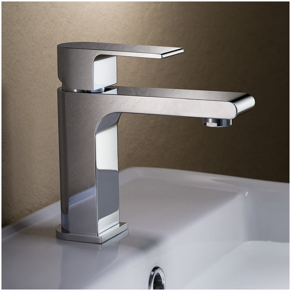 Fresca Allaro Single Hole Mount Bathroom Vanity Faucet - Chrome
