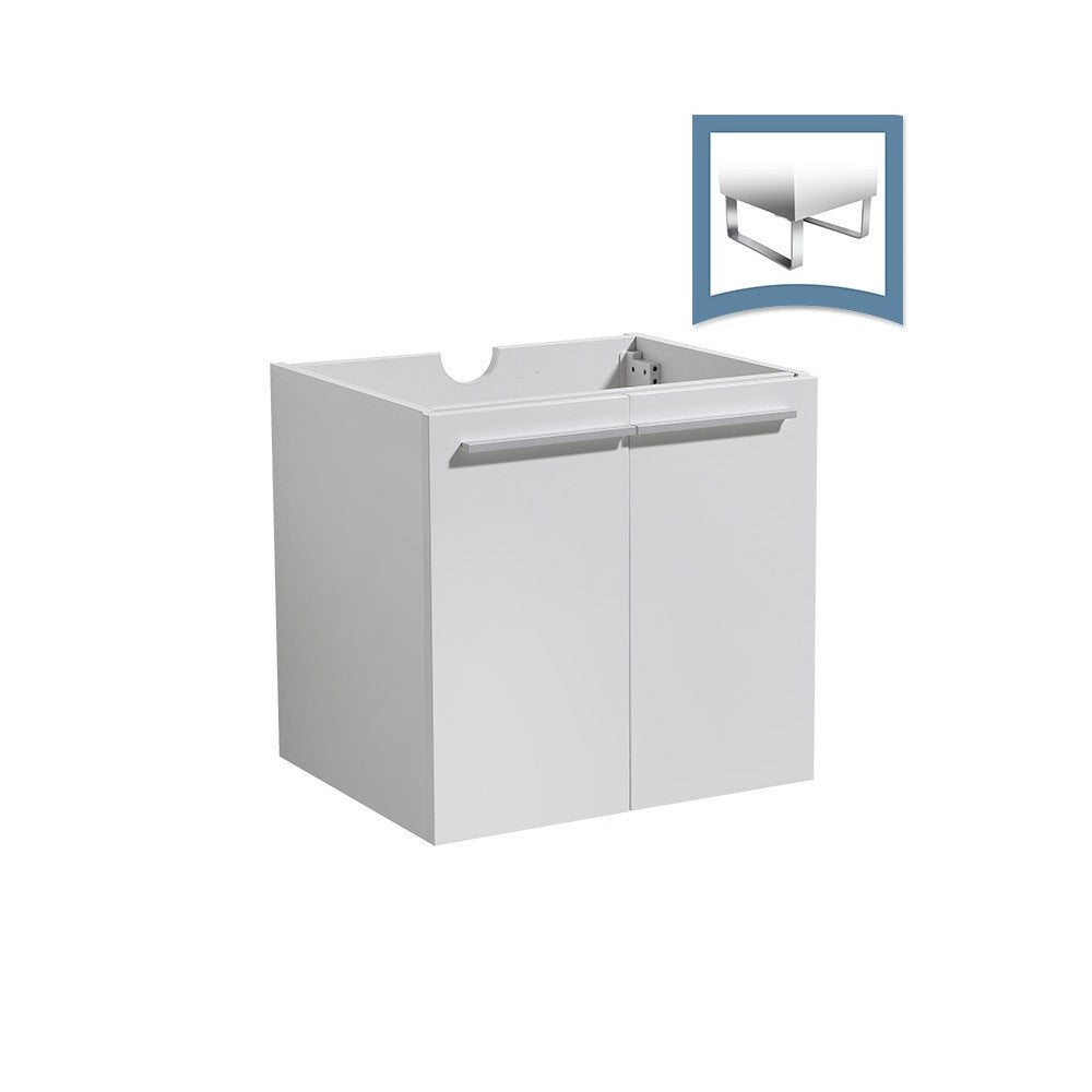 Fresca Alto 23" White Modern Bathroom Cabinet