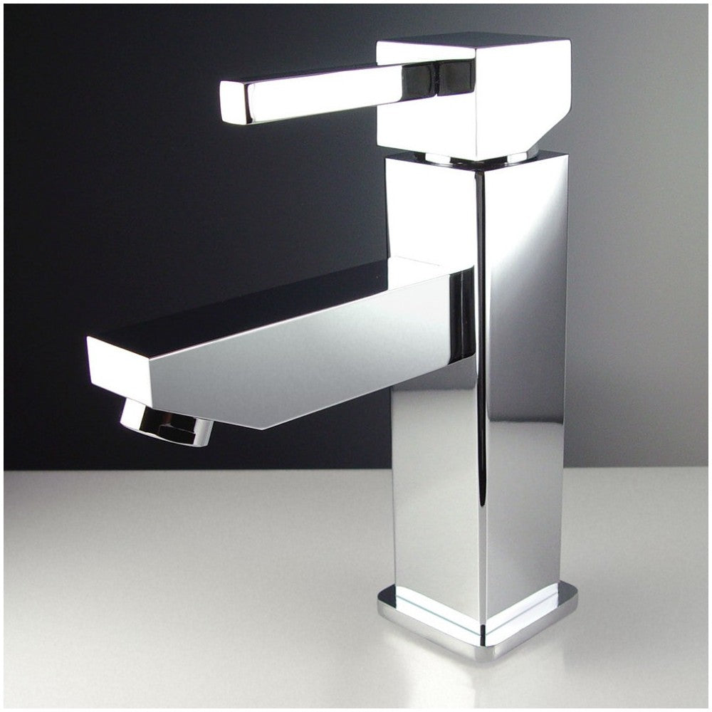 Fresca Bevera Single Hole Mount Bathroom Vanity Faucet - Chrome