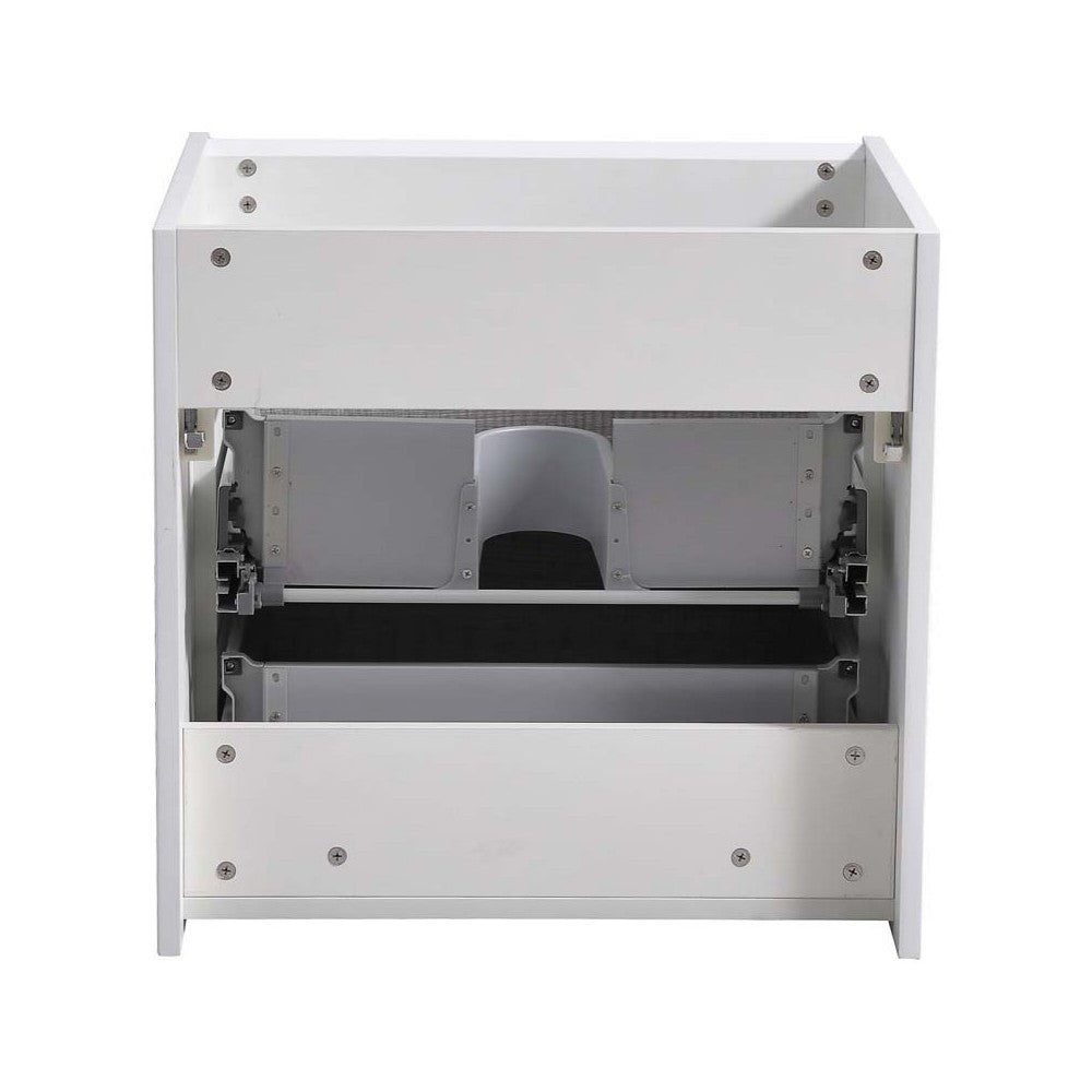 Fresca Catania 24" Glossy Ash Gray Wall Hung Modern Bathroom Cabinet