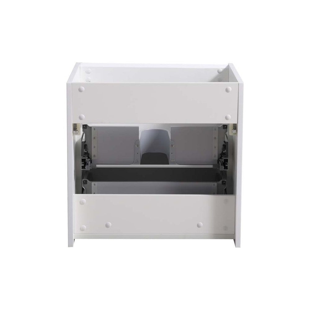 Fresca Catania 24" Glossy White Wall Hung Modern Bathroom Cabinet