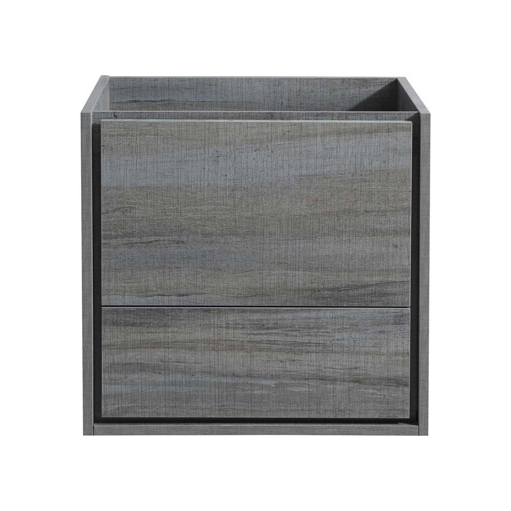 Fresca Catania 24" Ocean Gray Wall Hung Modern Bathroom Cabinet