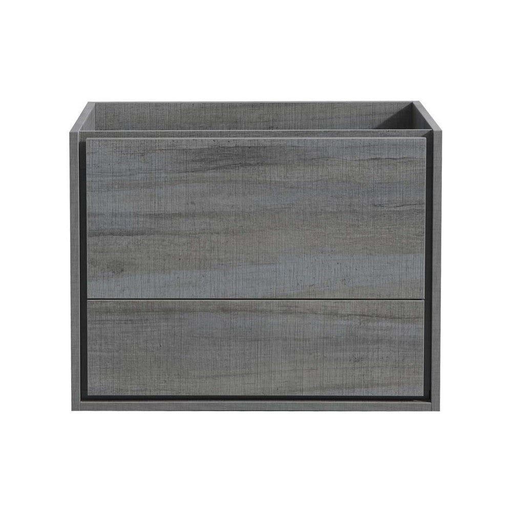 Fresca Catania 30" Ocean Gray Wall Hung Modern Bathroom Cabinet