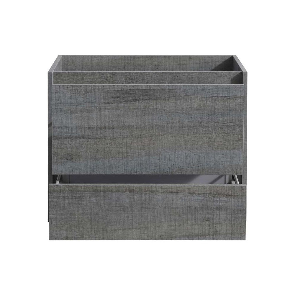 Fresca Catania 30" Ocean Gray Wall Hung Modern Bathroom Cabinet