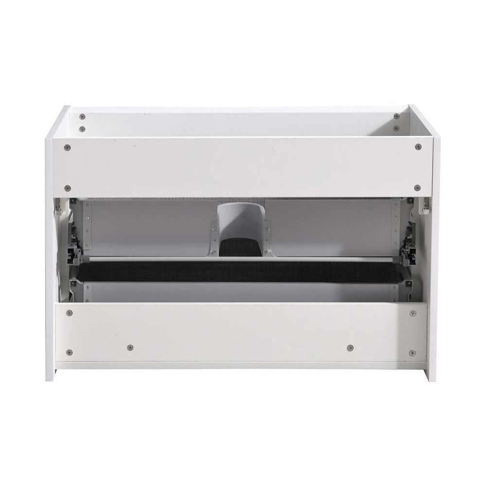 Fresca Catania 36" Glossy Ash Gray Wall Hung Modern Bathroom Cabinet