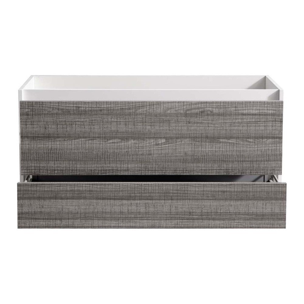 Fresca Catania 48" Glossy Ash Gray Wall Hung Modern Bathroom Cabinet