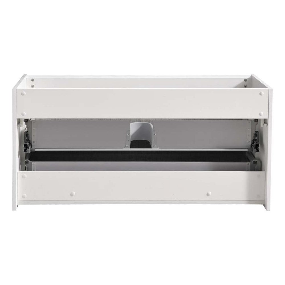 Fresca Catania 48" Glossy Ash Gray Wall Hung Modern Bathroom Cabinet