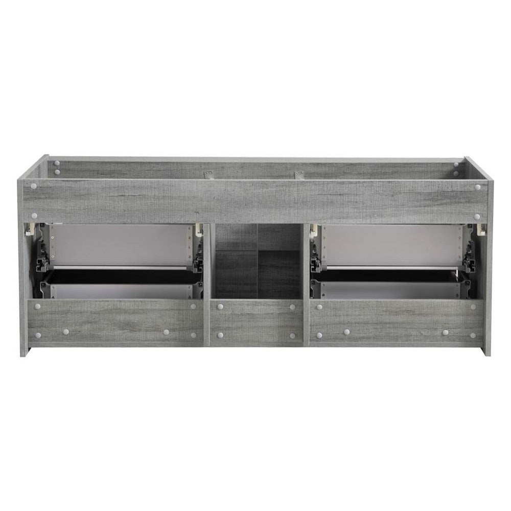 Fresca Catania 60" Ocean Gray Wall Hung Single Sink Modern Bathroom Cabinet