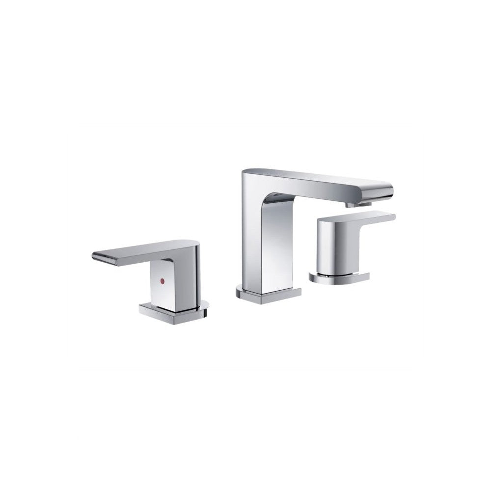 Fresca FFT9153CH Allaro Widespread Mount Bathroom Vanity Faucet in Chrome