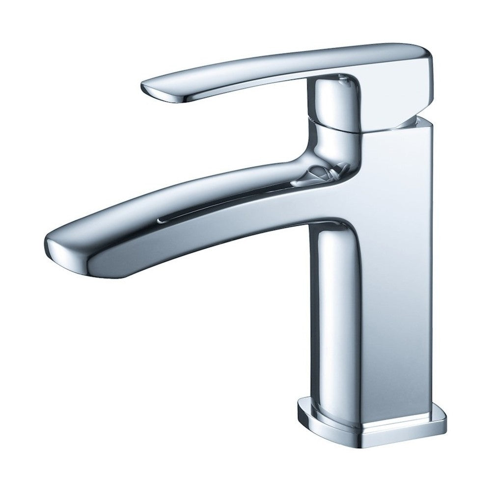 Fresca Fiora Single Hole Mount Bathroom Vanity Faucet - Chrome