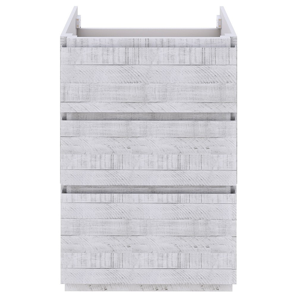 Fresca Formosa 23" Floor Standing Modern Bathroom Cabinet in Rustic White