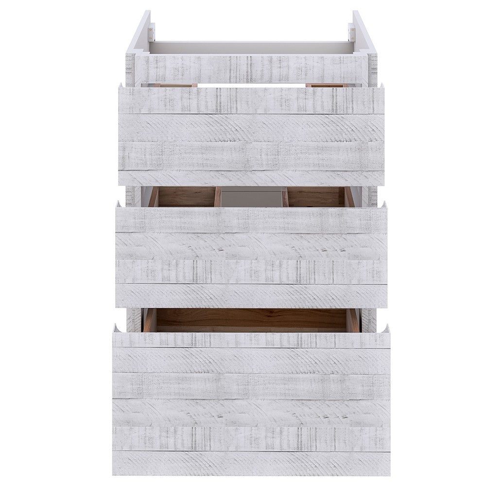 Fresca Formosa 23" Floor Standing Modern Bathroom Cabinet in Rustic White