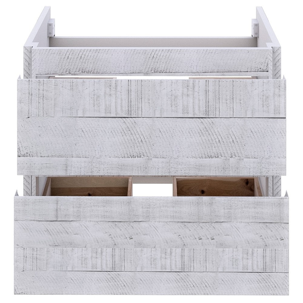 Fresca Formosa 23" Wall Hung Modern Bathroom Cabinet in Rustic White